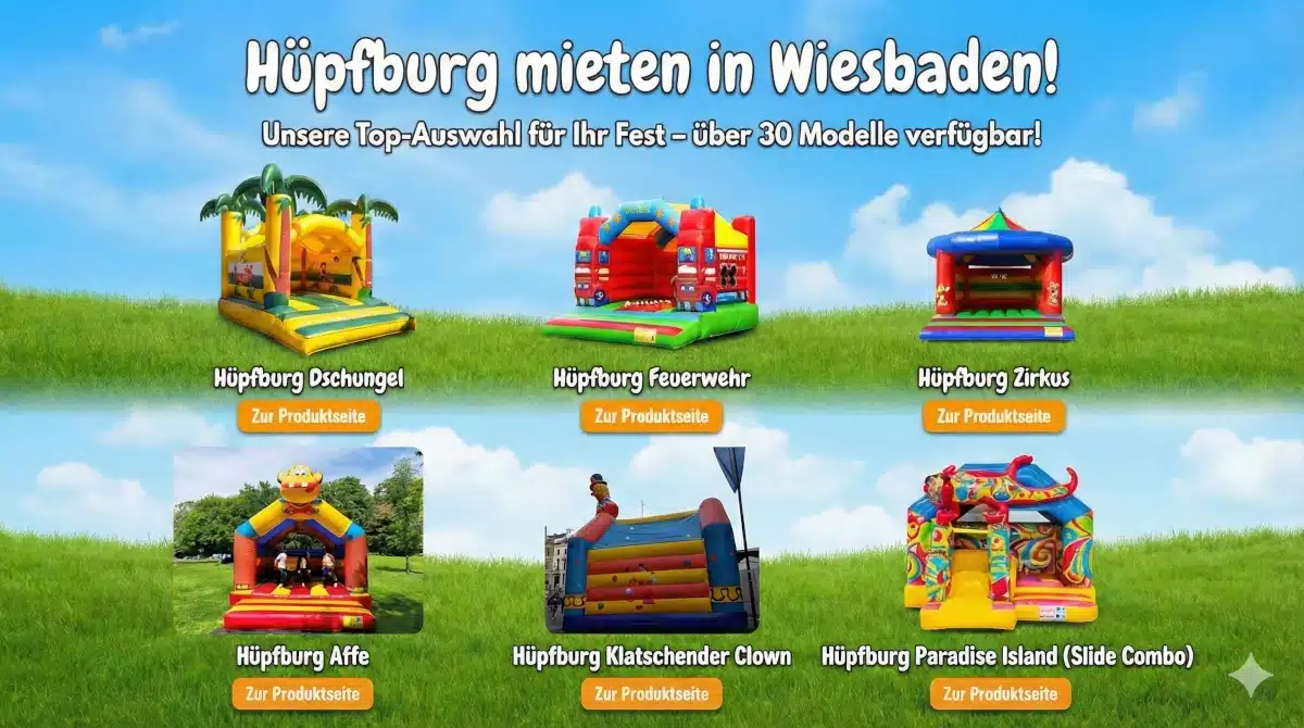 Hüpfburg Miete in Wiesbaden